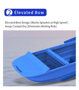 Barca da Pesca Modulare Portatile in Plastica Resistente per Esterni Pieghevole per Pescatori - Product Image 5