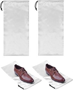 Luxury <b>Shoes</b> Covers Custom Logo Dust Proof Storage Large Silk Pouch <b>Satin</b> Drawstring Dust Bag for Handbags - Product Image 4
