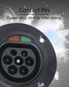 Evse tiêu chuẩn Châu Âu EV Phụ Kiện Xe Hơi Cắm Loại <span class=keywords><strong>2</strong></span> iec62196 đầu vào xe bên 32A EV sạc Ổ cắm cho xe ô tô điện - Product Image 6