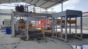 Concrete Block Palletizer Clamp Automatic Stacker Brick Cuber Making Machine Cubing Brick <b>Packing</b> Robot Stacking Palletizer Mach - Product Image 2