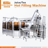 Machine de remplissage à chaud automatique 40-40-10 pour eau en bouteille destinée aux usines de jus