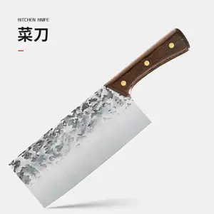 Longquan 순수 수제 단조 주방 나이프 슈퍼 빠른 날카로운 요리사 도마 듀얼 사용 뼈 도마 칼 가정용
