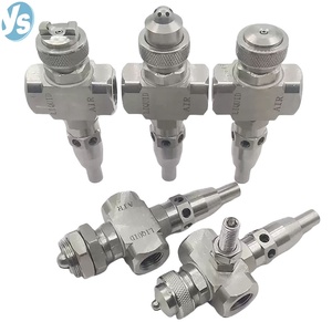 <span class=keywords><strong>Buse</strong></span> d'atomisation à <span class=keywords><strong>air</strong></span> anti-colmatage de qualité supérieure en acier inoxydable à double fluide pour l'irrigation agricole et la pulvérisation de désinfectant - Product Image 1