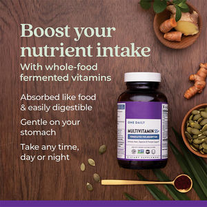 Suplemento dietético de apoyo a la próstata orgánico y vegetal multivitamínico 55 + de un diario de marca blanca OEM - Product Image 3