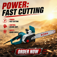 Scie à chaîne électrique CS1 505S 3000W 220-240V 50/60Hz, scie à chaîne filaire avec guide-chaîne de 505 mm, scie à bois pour l'abattage des arbres