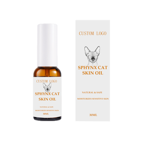 Soins cosmétiques pour animaux de compagnie, sûrs, naturels, écologiques, pour chats sans poils, pH 6.0, huile pour la peau des chats <span class=keywords><strong>sphynx</strong></span> - Product Image 1
