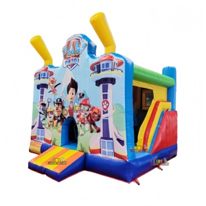 Château gonflable personnalisé en forme <span class=keywords><strong>de</strong></span> patte <span class=keywords><strong>de</strong></span> chien, château gonflable pour chiots, château gonflable pour <span class=keywords><strong>la</strong></span> location et les fêtes - Product Image 3