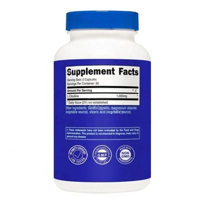 Capsules de L-Citrulline OEMODM, complément d'oxyde nitrique pour adultes, avant, après et pendant l'entraînement - Product Image 2
