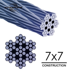 <span class=keywords><strong>ราคา</strong></span>ลวดสลิงเหล็กชุบสังกะสี DIN3055 6X7+FC/ 7X7 - Product Image 6