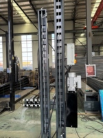 Système de stationnement intelligent à trois niveaux hydraulique robuste à quatre poteaux, élévateur de stationnement automatique pour trois voitures, modèle OEM TFPP