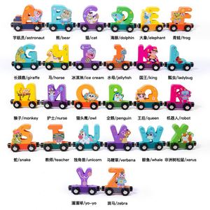 Juego de Tren de Madera Educativo STEM con Conexión Rápida, Alfabeto Animal, Aprendizaje para Niños - Product Image 6
