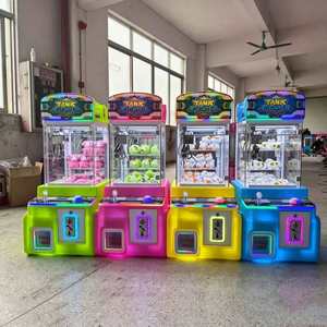 Máquina de Juego Arcade de Acrílico y Plástico de la Marca BaiHui, Diseño Nuevo, Operada con Monedas, Mega Mini Claw Tank Fighter - Product Image 1