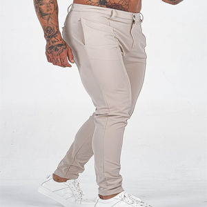 Pantalones de negocios para hombre, pantalones casuales, pantalones finos, pantalones de traje rectos elásticos de buena calidad - Product Image 1