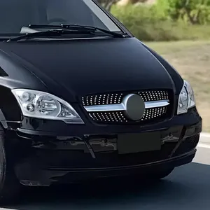 Grille d'entrée avant StarNav pour W639 Viano/Vito 2011-2014, style amélioré, kit carrosserie tuning avec maille centrale - Product Image 1