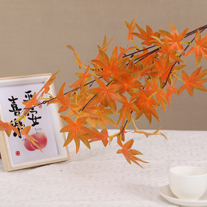 Branches et lianes d'érable artificielles de 86 cm de long, feuilles en plastique pour décorations de maison et de mariage - Product Image 3
