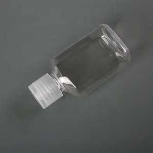 60ML In stock hand gel containers flip cap hand sanitizer bottle 60ml 2oz bottle plastic bottles for cosmetic/ skin care/