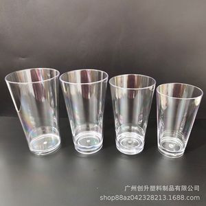Vaso Acrílico Transparente Inclinado de Gran Capacidad para Uso Comercial en Restaurantes, Bebidas Frías, Jugos, Leche y Té - Product Image 3