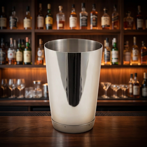 Shaker Boston en acier inoxydable, shaker à cocktail moderne, outil de bar réutilisable - Product Image 3