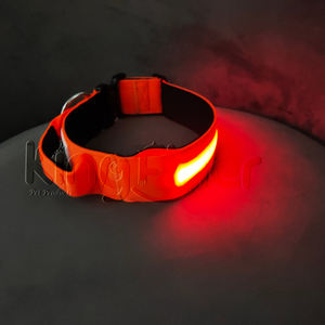 Collares Led Personalizados con Logotipo para Perros, <span class=keywords><strong>Collar</strong></span> de Nailon Táctico Resistente con Luz Led, Recargable por USB - Product Image 6