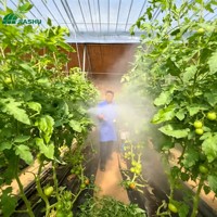 Pompe de pulvérisation électrique à brume fine pour serre de fleurs d'orchidées, humidificateur à moteur réglable avec buse de pulvérisation