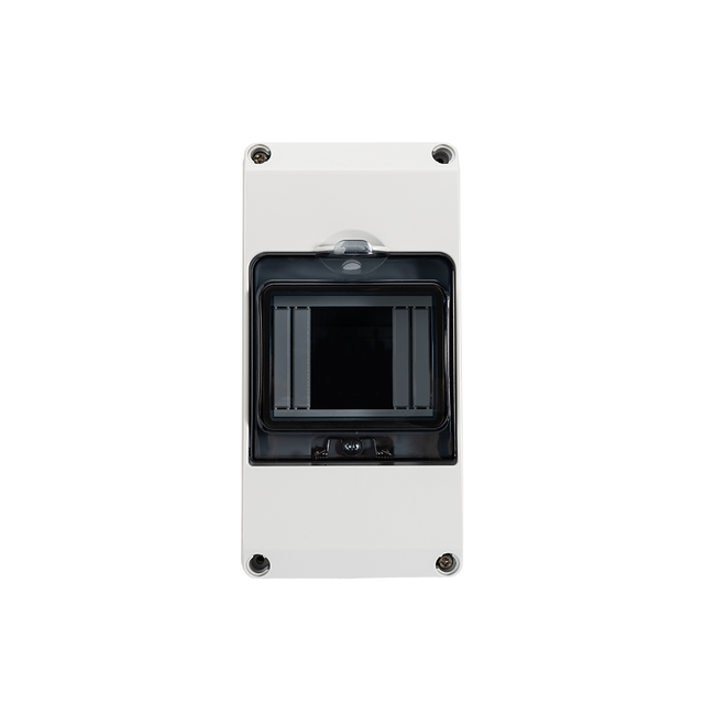ETEK IP65 Waterproof Dustproof Outdoor Electrical MCB Junction Box 4-Way DC Distribution Power Equipment ABS+PC Wall Mounted