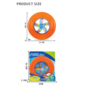 Disque volant lumineux à LED pour enfants, adultes et animaux domestiques, 3 couleurs (orange, bleu, vert), jouet pour le camping, le parc, la plage, cadeau - Product Image 5