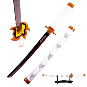 Pedang Tanto pisau nicholin Jepang Demon Slayer Mini Katana Kyojuro Rengoku