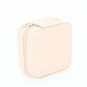 Petite boîte cadeau rose de luxe avec fermeture à glissière Boîtes à bijoux personnalisées pour matériaux recyclés avec <span class=keywords><strong>insert</strong></span> - Product Image 5