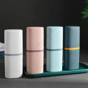 Estuche de Viaje Portátil Proins al por Mayor con Portavasos y Pasta Dental de PP para Camping y Negocios - Product Image 1