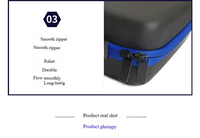 Étui de transport rigide en EVA pour toupie, sac de rangement portable pour gyroscope avec poche en filet intégrée et fermeture éclair