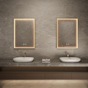 Espejo de baño con iluminación interior con espejo de baño rectangular con luz Led - Product Image 4