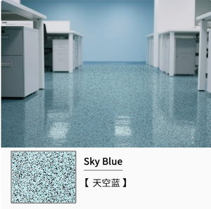 Innovative Epoxy Colored Sand Floor Paint Marble Pattern Self-Leveling Water <b>Alkali</b> Resistant for Bathroom Kitchen Outdoor Use - Product Image 2