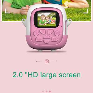 Cámara Digital de Seguridad para Niños con Pantalla LCD de 2.0 Pulgadas, Impresión de Fotos, Cámara Digital HD de 1080p para Niños y Niñas de 3 a 12 Años - Product Image 6