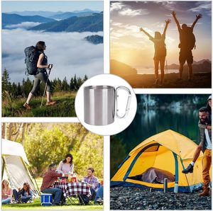 Wholesale Custom LOGO Camping <b>Mugs</b> <b>Climbing</b> Travel Camping Outdoor Trip Stainless Steel <b>Mugs</b> Carabiner <b>Mug</b> With Buckle - Product Image 6