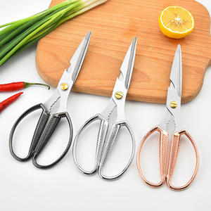Tijeras de Cocina Multifuncionales de Acero Inoxidable para Cortar Huesos de Pollo y Vegetales, Opciones de Color Plata, Oro Rosa y Gris Metálico - Product Image 2