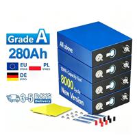 Batería LFP Original CATL 280Ah 314Ah 3.2V, Sistema de Almacenamiento Solar Doméstico de 10kWh, Celdas de Grado Industrial, 10000 Ciclos, Temperatura de Operación de -20 a 60°C, China