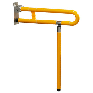 Barre d'appui pliante Shunfu en acier inoxydable, pliable à 90 degrés, antidérapante, pour personnes âgées et handicapées, barre de sécurité pour salle de bain et toilettes - Product Image 5