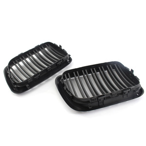 Parrilla Delantera BMW E36 en Negro Mate, Doble Línea, Plástico ABS, para Actualización de Parachoques 1997-1999 - Product Image 3