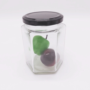 Frascos <span class=keywords><strong>de</strong></span> vidrio hexagonales para almacenaje <span class=keywords><strong>de</strong></span> botellas <span class=keywords><strong>de</strong></span> especias, frascos <span class=keywords><strong>de</strong></span> <span class=keywords><strong>cristal</strong></span> personalizados para miel, venta al por mayor - Product Image 5