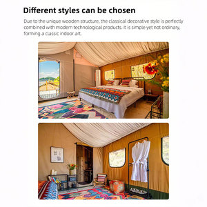 Tente de camping <span class=keywords><strong>nomade</strong></span> de luxe 5*9 en PVC avec salle de bain, personnalisable en gros pour l'extérieur, idéale pour le glamping et les resorts safari - Product Image 5