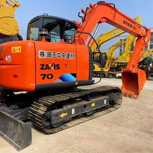 Excavadora Hidráulica Usada Hitachi ZX70 de 7 Toneladas con Diseño Innovador de Ahorro de Energía para Reparación de Carreteras Urbanas y Excavaciones - Product Image 4