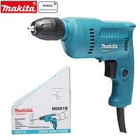 Perceuse électrique Makitas M0601B 10 mm 400 W à vitesse variable, réversible, avec mandrin sans clé pour le bois et le métal