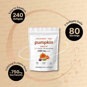 Venda quente 2-em 1 Cápsulas <span class=keywords><strong>Softgel</strong></span> OEM ODM Óleo de Imunidade de Semente de Abóbora Promoção Vitaminas para Adultos Adolescentes <span class=keywords><strong>e</strong></span> Recém-nascidos - Product Image 4