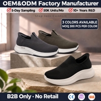 2026 Logo Personnalisé Baskets Chaussette Homme 5D Mains Libres Flyknit Slip On Rembourrée Plateforme Marche Prière