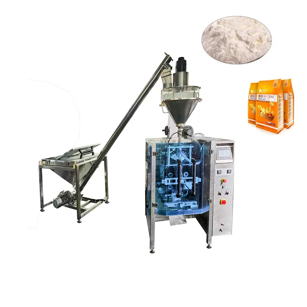 Khối lượng lớn bột bột bột thực phẩm Nut định lượng điền máy đóng gói nhà máy bán trực tiếp 100-999g bao bì nhựa 350