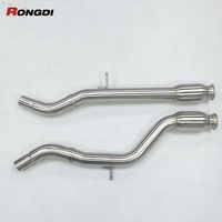 M3 M4 için Performans Tuning Valvetronic Arka Egzoz Boruları ve Uçları 304 Paslanmaz Çelik/Titanyum Alaşımı Fırçalanmış/Cilalı