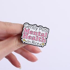 Broches en émail « Toujours fatigué » pour la santé mentale, avec slogan « <span class=keywords><strong>Actuellement</strong></span> en surpens » – Bijoux, cadeaux, vente en gros - Product Image 4