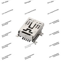 Conector Hembra ZX MINI de 5 Pines, Base para Cable de Carga y Datos, Conector V3 Hembra