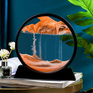 Moderne <span class=keywords><strong>3D</strong></span> Verre Sable Art Photo Deep Sea <span class=keywords><strong>Paysage</strong></span> Quicksand Artisanat Timing Utilisation pour Bureau Maison Mariage Cadeau Décor - Product Image 4