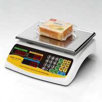 Balance de pesage électronique numérique 30 kg avec écran LED, prix usine, tension intégrée et batterie rechargeable